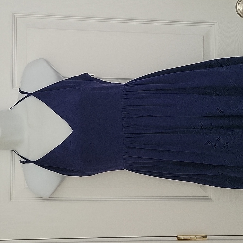 Rebecca Minkoff 100% silk double strap tiered dress